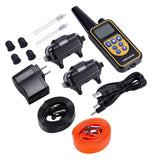 1000M IP6X 4 Modes Waterproof Pet Dog Training Collar Eectric Remote Control Shock Collar with LCD Display for 1~3 Dogs