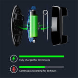 Voice Recorder MP3 Player Q3 Micro Mini Student Children Cartoon Recording Pen Professional Hd Noise Reduction Remote Voice Control Ultra Small Ultra-Thin Long Standby Voice Conference Forensics