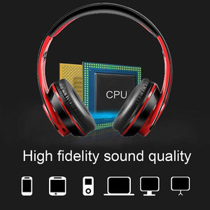 Headphones wireless Bluetooth earphones and headphones for girls sport and SD CARD with microphone HIFI STEREO headset in the phone [&lt;lun&gt;]