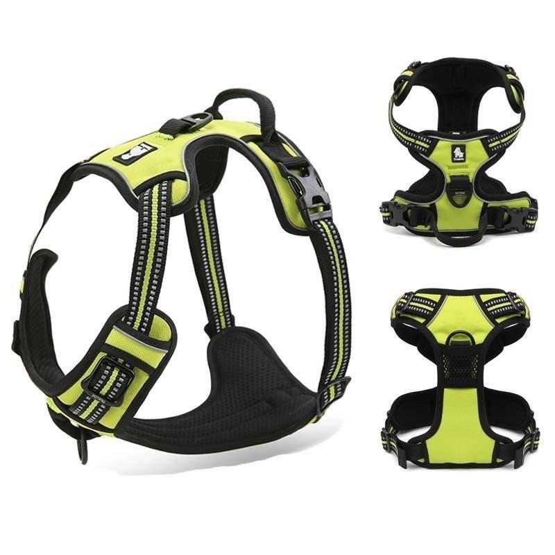 Truelove No-Pull Dog Harness Front Range Comfortable Reflective  Soft Mesh Dog Harness Reflective highend Soft Mesh Service Pet Dog Harness for Walking Hiking and Training