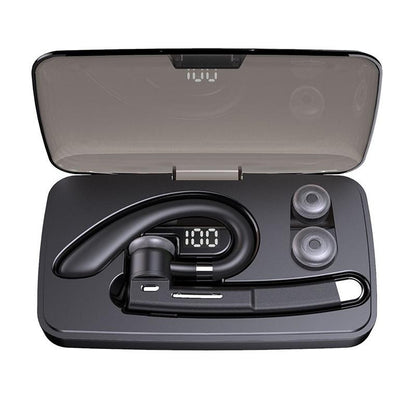 New Fashion Wireless Bluetooth5.0 Earphone, Waterproof Sport Earhook Headset, Noise Cancellation Stereo Bluetooth Headphone, Business Drive Handsfree Headset with Mic Voice Control for Smart Phone