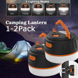 Camping Lights, LED Tent Light with Power Bank 5200mAh, USB Camping Lantern Rechargeable Ultra Bright LED Emergency Camping Light for Tents