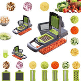 New Multifunctional Vegetable Potato Slicer Set Chopper Grater Carrot Cutter Shredder Onion Peeler Kitchen Tool [&lt;lun&gt;]