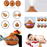 Premium Essential Oil Diffuser Quiet Humidifier Natural Home Fragrance Diffuser with 7 Color Light and Easy to Clean