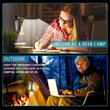 Rechargeable LED Camping Lantern, Portable Tent LED Lights Flashlights by USB Charging for Phone Charging,Emergency,Hurricane,Fishing and More