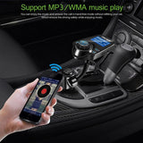 New Version portable Car Kit Handsfree Wireless Bluetooth FM Transmitter MP3 Player USB LCD Modulator Hot [&lt;lun&gt;]