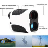 Tournament Golf Rangefinder, 6X Laser Range Finder 437 Yards with Slope ON/Off Technology, Fast Flag Lock, Continuous Scan Support - Tournament Legal Golf Rangefinder