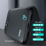 2020 Latest Battery Case for iPhone 12mini/ 12Pro / 12 / 12Pro Max,Portable Protective Charging Case Compatible with iPhone 12 Pro (6.1 inch) Rechargeable Extended Battery Charger Case (Black)