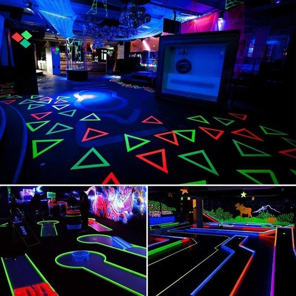Reflective Glow Tape Self-adhesive Sticker Removable Luminous Tape Fluorescent Glowing Dark Striking Warning Tape