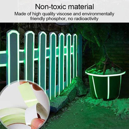 Roll Safety Self-adhesive Luminous Tape Glow In The Dark Luminous Emergency Lines Security Home Decorations PVC Tape Night Vision Warning Tape