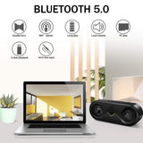 HiFi Bluetooth 4.1 LED Speaker Strong Bass Support SD Card Outdoor Portable Subwoofer Music Player