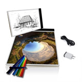 A4 LED Painting Tracing Board Copy Pad Panel Drawing Tablet Art Artcraft Stencil Artist Tattoo Design Light Box