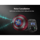 Multifunctional Car Kit Handsfree Wireless Bluetooth FM Transmitter LCD MP3 Player USB Charger Music Player Adapter