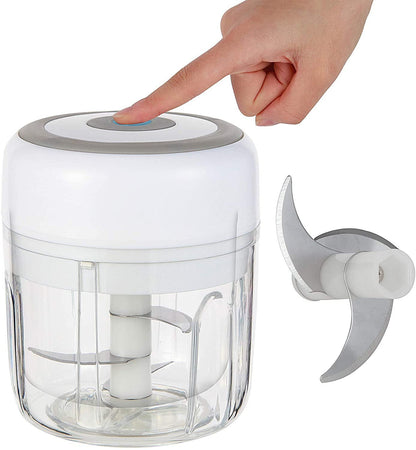 2021 New Upgrade Smart Electric Mini Food Garlic Vegetable Chopper Meat Grinder Crusher Press for Nut Fruit Rechargeable Onion Multi-function Processor Kitchen Accessories Tools [<lun>]