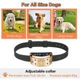 2021 Anti Bark Collar for Small Dog Large Dog - Safe Bark Controller, Rechargeable,waterproof with Intelligent Vibration, Beep and Static Shock Mode [&lt;lun&gt;]