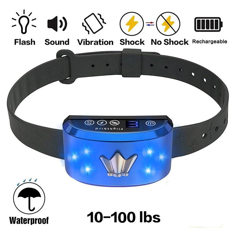 2021 Anti Bark Collar for Small Dog Large Dog - Safe Bark Controller, Rechargeable,waterproof with Intelligent Vibration, Beep and Static Shock Mode [<lun>]