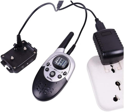 Dog Training Collar Remote Controller Waterproof Rechargeable 1000Yards LCD Trainer for Pet Electric Shock for 2 Dogs