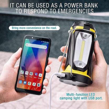 Rechargeable LED Camping Lantern, Portable Tent LED Lights Flashlights by USB Charging for Phone Charging,Emergency,Hurricane,Fishing and More（1-4 pack）