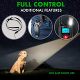 Dog Training Collar with Remote 800ft [Reflective Strap] Waterproof Rechargeable Beep/Vibration/Electric Shock Modes for Small Medium Large Dogs