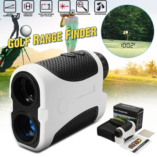 Golf Laser Rangefinder Club Use with Slope Compensation 5-437 YARDS