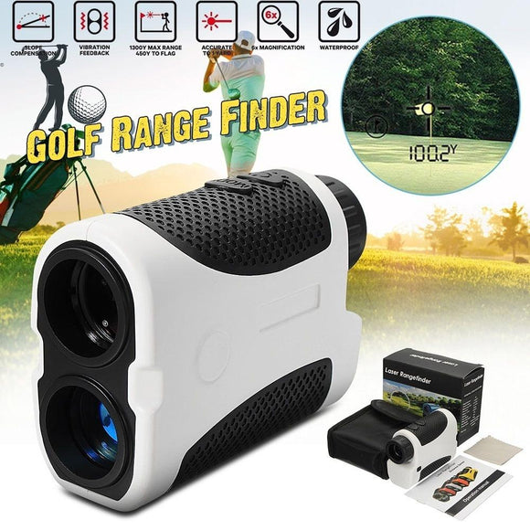 Golf Laser Rangefinder Club Use with Slope Compensation 5-437 YARDS