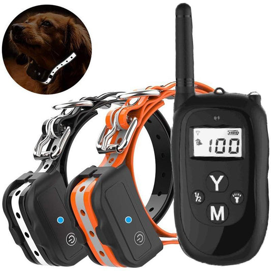 Shock Collar for Dogs Dog Training Collar Rechargeable Waterproof 500ft Control Dog Shock Collar with Remote,Beep Vibration Shock for Small Medium Large Dogs