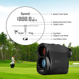 600P Laser Rangefinder 600m Distance Meter 6X Monocular Golf Range Finder