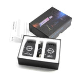 Muslady Guitar System Transmitter &amp; Receiver 2.4G Wireless Built-in Rechargeable Lithium Battery 30M/50M Transmission Range for Electric Guitar Bass (Silver)
