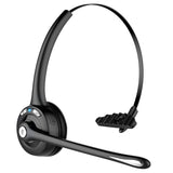 Pro Trucker Bluetooth Headset/Cell Phone Headset with Microphone, Office Wireless Headset, Over the Head Earpiece, On Ear Car Bluetooth Headphones for Cell Phone, Skype, Truck Driver, Call Center