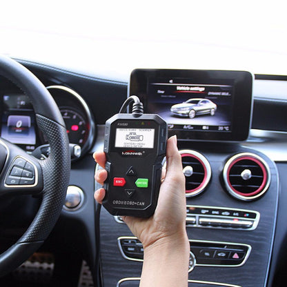 Car Diagnostics Auto Scanner, Car inspection engine light diagnostic tool for all OBDII agreement cars [<lun>]