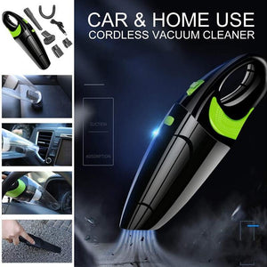 2020 New Wet&amp;Dry 120W 4000Pa Car Wireless Vacuum Cleaner Cordless Suction Hand-held Vacuum Cleaner Portable Home And Auto Dual-use