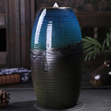 Retro Ceramic Incense Burner for Smoke Backflow Like Water Streaming Down Art Craft Incense Cones