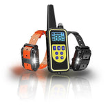 Waterproof Electric 800m Remote Pet Trainer Shock Training Collar for 1 or 2 Dog