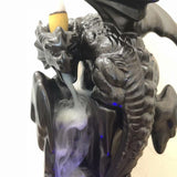 2021 Ceramic Incense Burner for Smoke Backflow Like Water Streaming Down Art Craft Incense Cone Furnace Home Decor w/ 20 Incense Cones