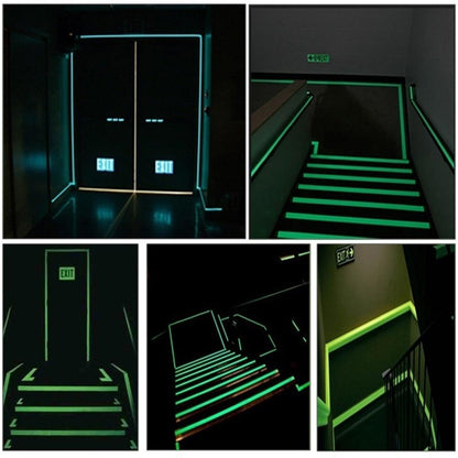 Roll Safety Self-adhesive Luminous Tape Glow In The Dark Luminous Emergency Lines Security Home Decorations PVC Tape Night Vision Warning Tape