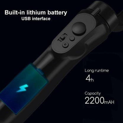 H4 Handheld Gimbal Stabilizer, 3-Axis Motorized Stabilizer with Sport Inception Mode Face Object Tracking, Universal 360 Degree Handheld Anti-shaking Outdoor Live Broadcast Phone Gimbal Stabilizer Stabilizer for Vlog Youtuber Live Video Record