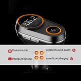 Car Adapter, Bluetooth FM Transmitter for car, Wireless In-Car Bluetooth Receiver for iPhone iPad Samsung, Hands-free Car Charger with 2.4A Dual USB Ports, TF Card Mp3 Player [&lt;lun&gt;]