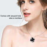 Smart Noise Reduction 8GB/16GB/32GB Mini Pendant Sound Control MP3 Player Voice Recorder Forensics Pen (Black)