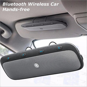 Bluetooth Wireless Car Hands-free Multipoint Speakerphone Speaker Kit Link Visor Automatic Answering