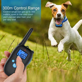 2 Dog Training Collar 300m Remote Rechargeable and 100% Waterproof Shock Collars,with Beep/Vibration/Electric Shock for All Dogs