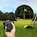 600P Laser Rangefinder 600m Distance Meter 6X Monocular Golf Range Finder