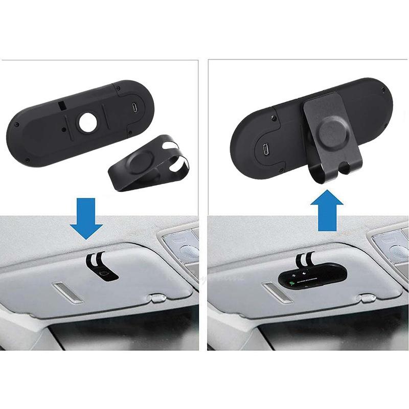 3 Color Bluetooth V4.1 Handsfree Speaker Phone + Charger Car Kit for Mobile Phone [<lun>]
