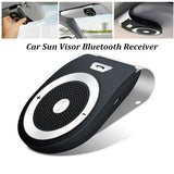 Car Sun Visor Wireless Bluetooth Car Speakerphone Hands-free Car Kit Bluetooth Music Receiver Adapter Support Four Languages