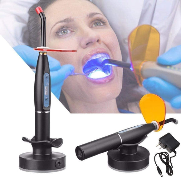 Black Wireless Cordless LED Light Lamp Teeth Whitening Lab Equipment