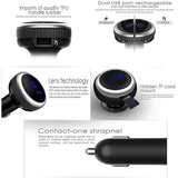 Car Locator,In Car Bluetooth FM Transmitter Handsfree Call Dual USB Charger Radio Adapter
