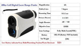 Tournament Golf Rangefinder, 6X Laser Range Finder 437 Yards with Slope ON/Off Technology, Fast Flag Lock, Continuous Scan Support - Tournament Legal Golf Rangefinder