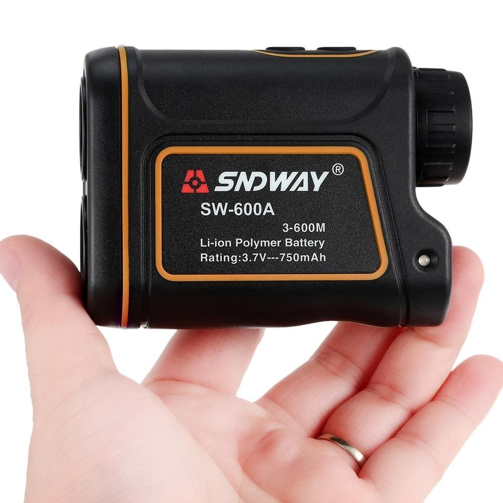 Golf Range Finder 656Yards, 7X Rangefinder with Flag Pole Lock Range Speed Scan Mode for Hunting Golf Course Hiking Climbing, Compact Laser Rangefinder Easy to Use for Outdoor