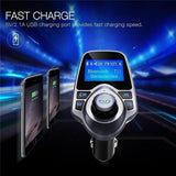 Bluetooth FM Transmitter for Car, Wireless Bluetooth Car Adapter Car Kit with Hand-Free Calling ,Safe Driving with One Key Control [&lt;lun&gt;]