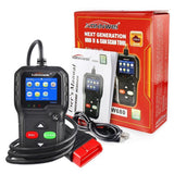 EOBD Functions Car Scan Tool Vehicle Engine Fault Scanners With Extra BAT Check, O2 Sensor, On-board Monitoring Test [&lt;lun&gt;]