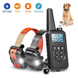 Waterproof Electric 800m Remote Pet Trainer Shock Training Collar for 1 or 2 Dog
